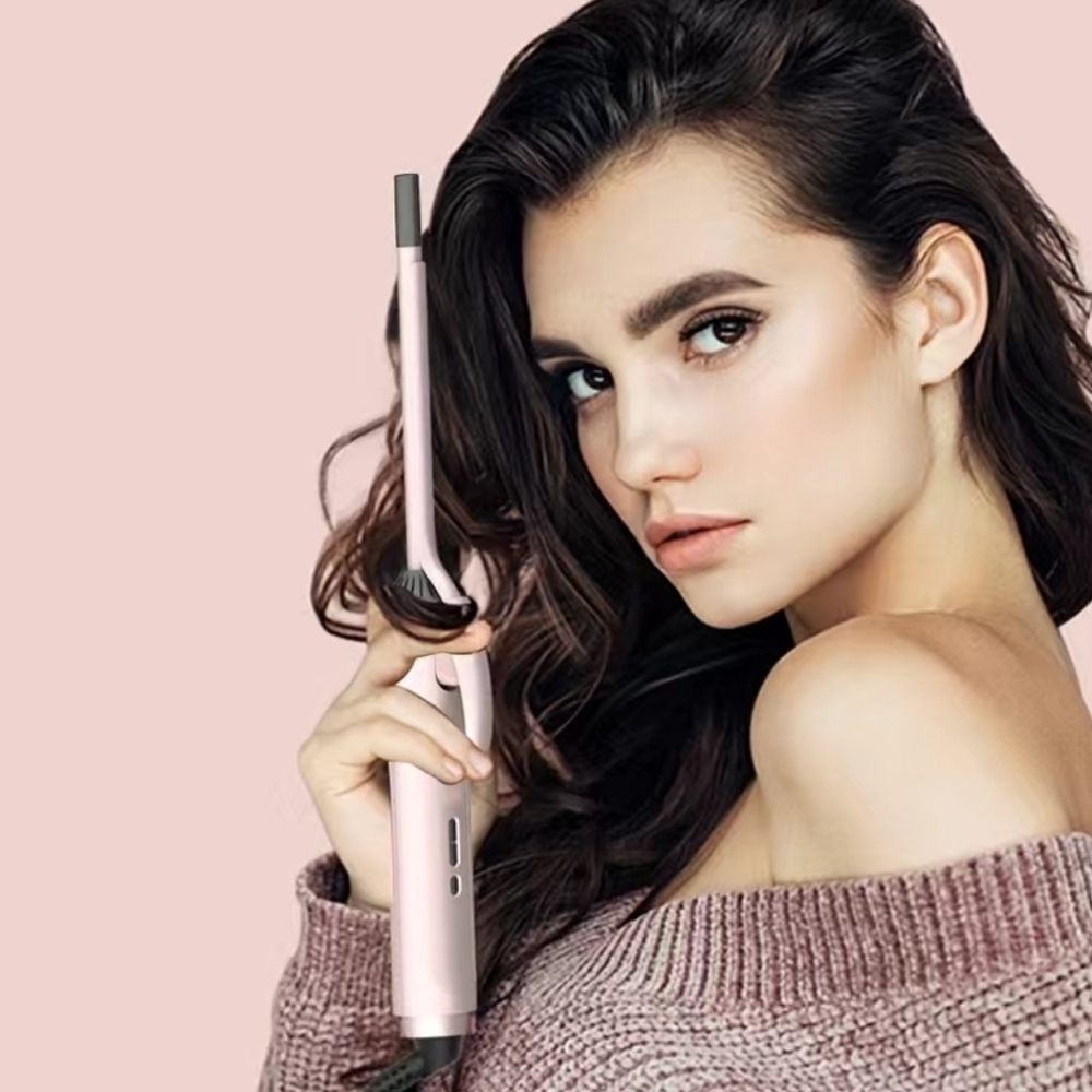 Hair Curling Wand, 320°F, 392°F, 2 Gear Temperature Regulation, 5 Seconds .62"